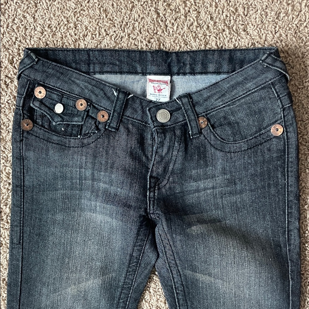 True Religion Charcoal Skinny Jeans